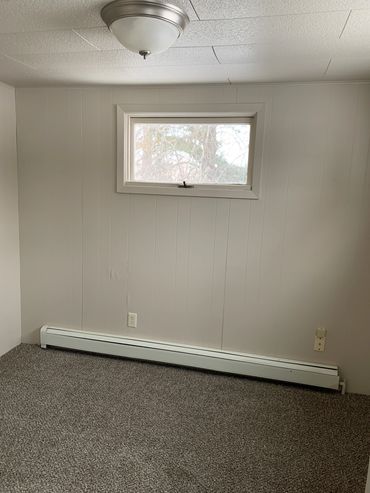 Extra room downstairs for office, etc