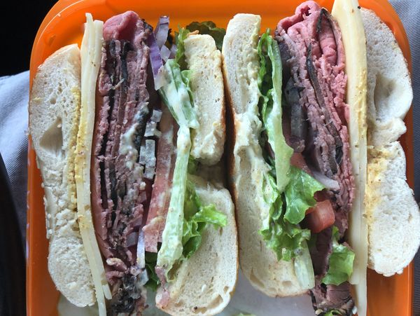 barry bagels sandwich with smashing toledo