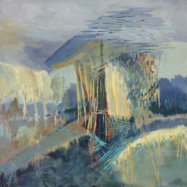 Tableau de l'artiste Pierrette Comeau de la belle galerie art, Québec