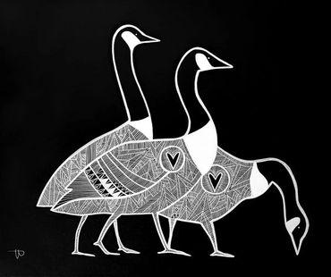 Outardes, de Valessa Leblanc de la belle galerie du Vieux Port de Québec