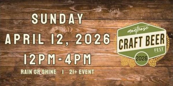 Craft Beer Fest set for April 12, 2026, from 12 PM to 4 PM.