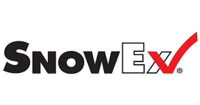 SnowEx logo with bold text and a red checkmark.