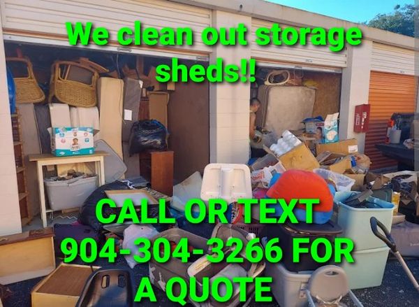 Storage unit full of junk