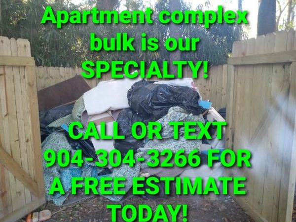 Apartment complex bulk pickup