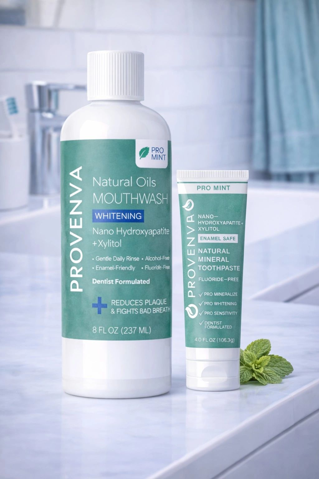 PROVENYA Toothpaste and Mouthwash