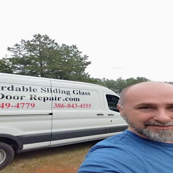 Affordable Sliding Glass Door Repair Service van used to make house calls to fix sliding glass doors
