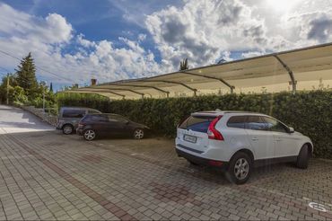 private, covered parking in blue pearl apartments