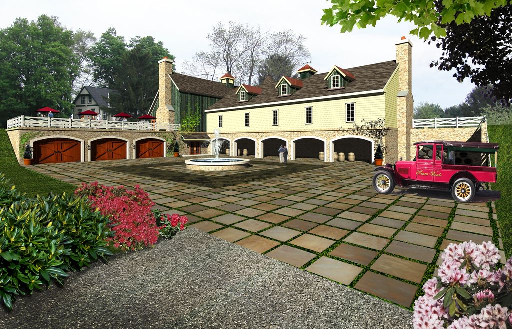 Pennswoods Winery Tasting Room and Event Space Rear Court