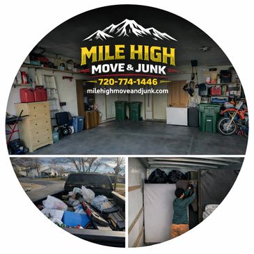 Mile High Move & Junk offers junk removal and moving services with phone contact and website.