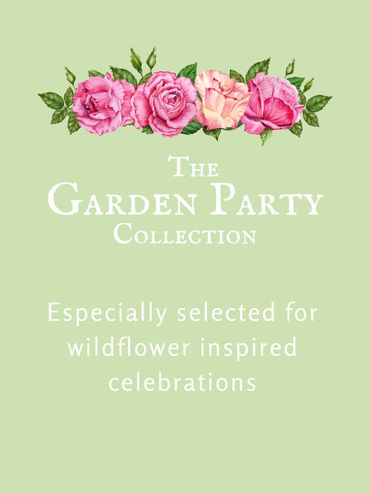 The Garden Party china collection - especially selected for wildflower inspired celebrations