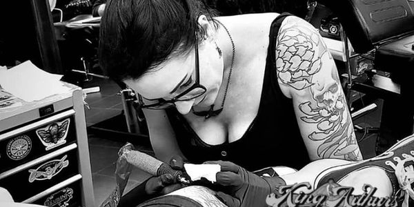Queen Arthur adornment female tattoo artist Scarborough UK