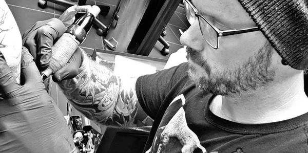 King Arthur’s Tattoo studio owner and tattooist wally Walduck
