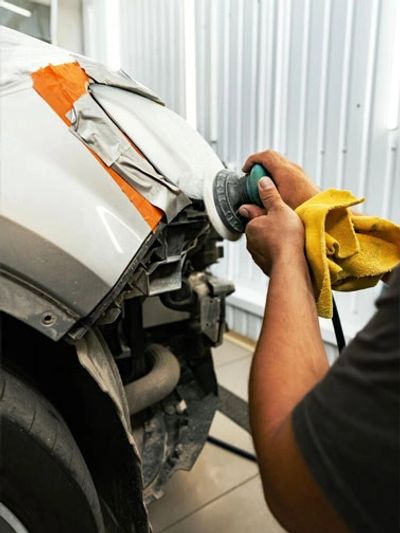 Headlight restoring, collision repair
