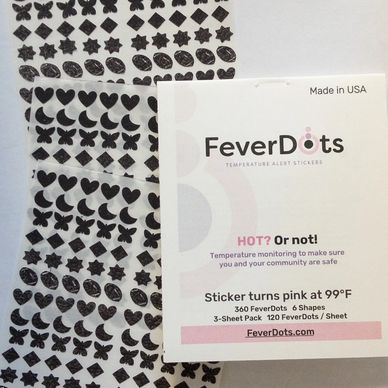 Six small FeverDots shapes in pack of 150