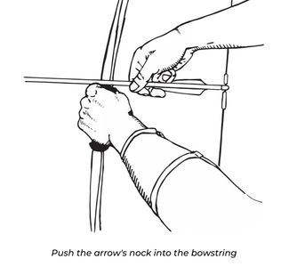 how to shoot a recurve bow picture