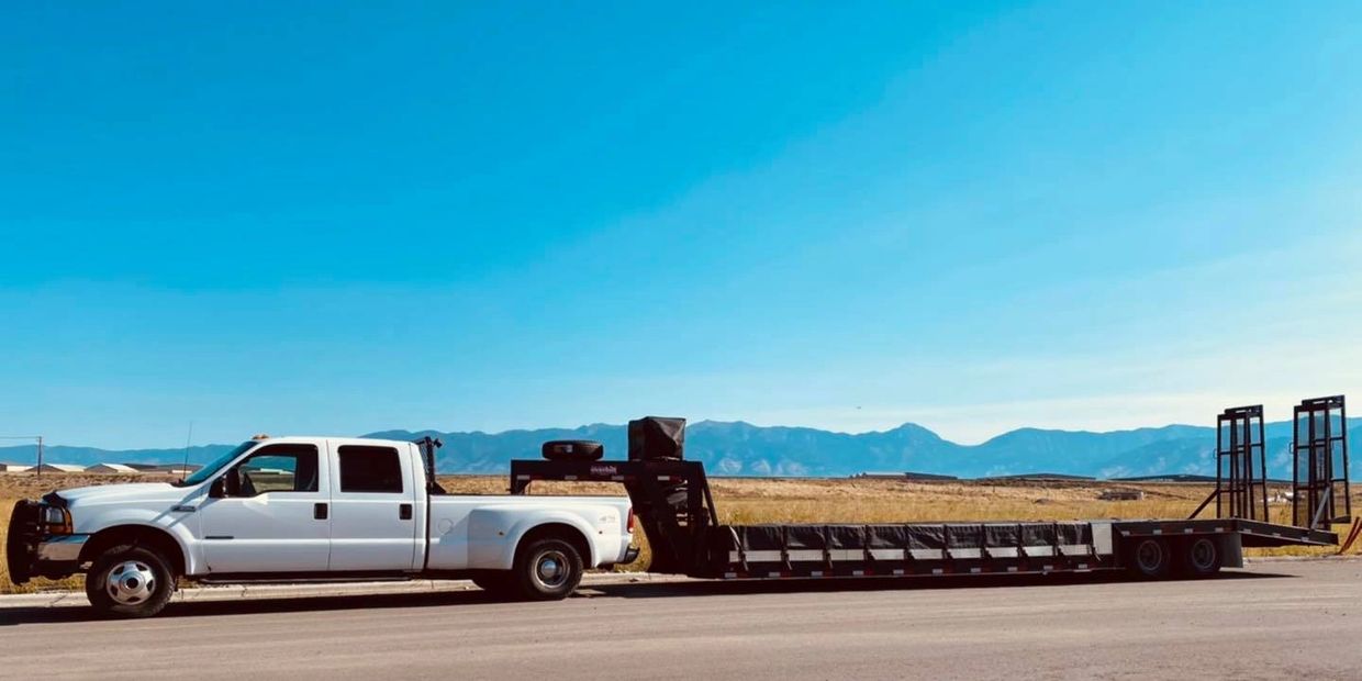 RE Performance & Tuning’s AWD Mobile Dyno, pulled by a 99 F350 7.3L DRW
