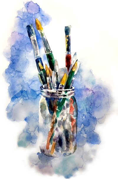 Art Speaks Studio Jar of Brushes