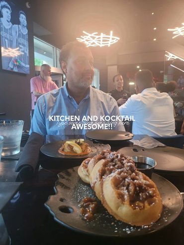 Brunch at Kitchen and Cocktails. The food is AWESOME!!