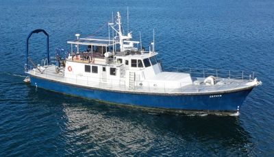 Zephyr plying the waters of Admiralty Inlet