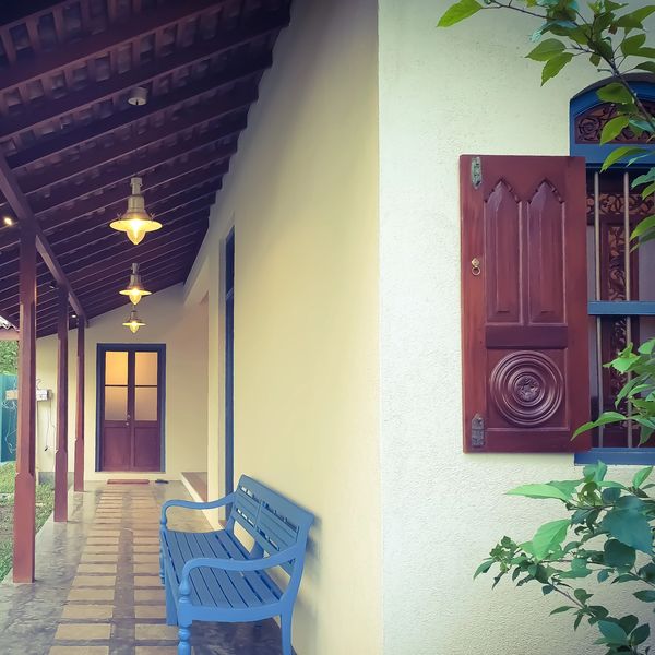 Even the colour scheme is preserved from the original construction.