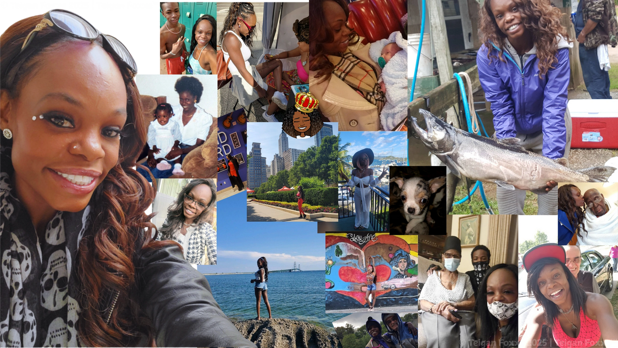 A vibrant collage showcasing joyful moments, family, nature, and personal achievements.