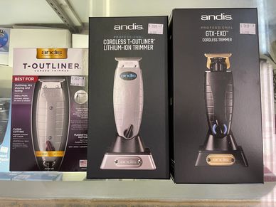Barber Trimmers, Andis, Wahl, Babyliss, T Outliner, GTX Trimmers