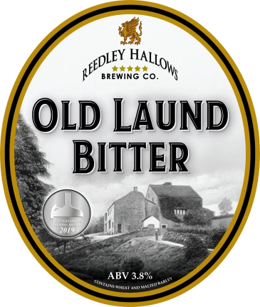 Old Laund Bitter beer label by Reedley Hallows Brewing Co.