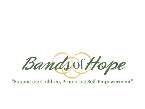 Logo for Bands of Hope with a tagline about supporting children.