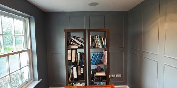 nterior painting and wall panelling finish completed by Square and Fair Property Services for homeowners in Tadcaster and nearby areas.