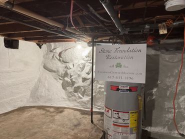 Winchester stone foundation repairs.