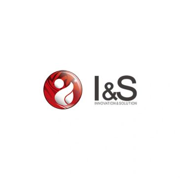 Logo of I&S Innovation & Solution with a red circular emblem.