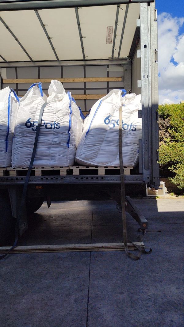 merce su camion per trasporto