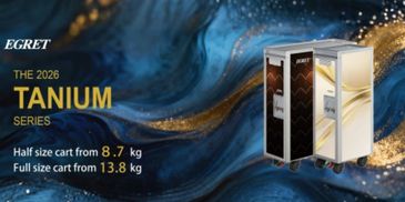 Egret's 2026 Tanium Series carts with lightweight design featured.