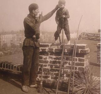 history of santa and chimneys