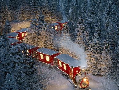 Elf on the shelf train