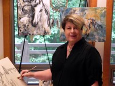 Margaret Culver, a talented equestrian artist brings her love of horses and everything equestrian to