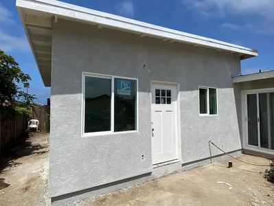 Imperial Beach attached accessory dwelling unit in rear yard of residence