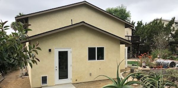 Clairemont detached accessory dwelling unit in rear yard of residence