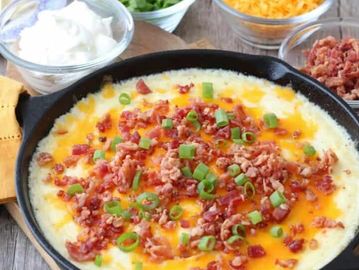 Smoke Show BBQ Smoked Cheddar Bacon Mashed Potatoes