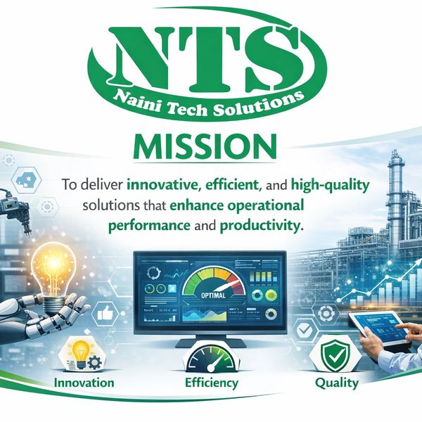 Naini Tech Solutions mission focused on innovation, efficiency, and quality in industrial technology.