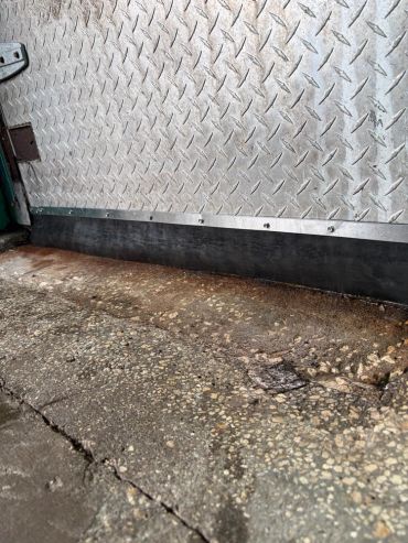 We upgrade your door sweep with a solid 1/8" thick strip of polychloroprene. Custom made.