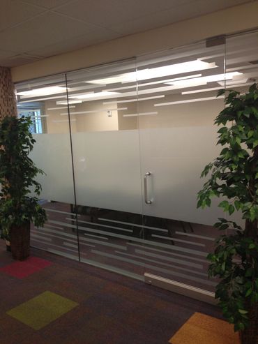 Beautiful school in Bountiful Utah getting a custom job using Suntek Matte film, Moyes Glass job