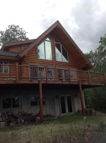 Cabin located in the Bear Lake Utah area with Suntek SYDS 20% installed…RIP Dr. Jim Torghele