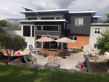 Owner of an Italian restaurant in Ogden Utah using Suntek SYDS 25% on west side of home