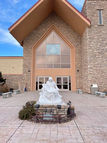 St. Mary’s Catholic Church in West Haven Utah with Suntek IDS 20% bronze film installed south side
