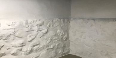 Stone foundation waterproofing and basement sealant.