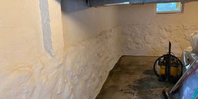Melrose stone foundation basement sealing