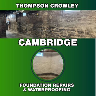Cambridge ma stone foundation restoration and waterproofing