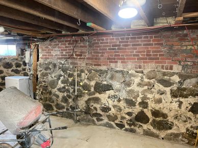 stone foundation repairs and waterproofing