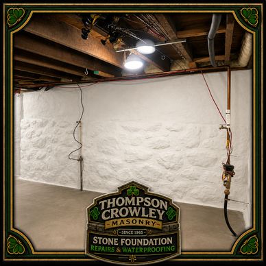 Massachusetts stone foundation repairs and waterproofing